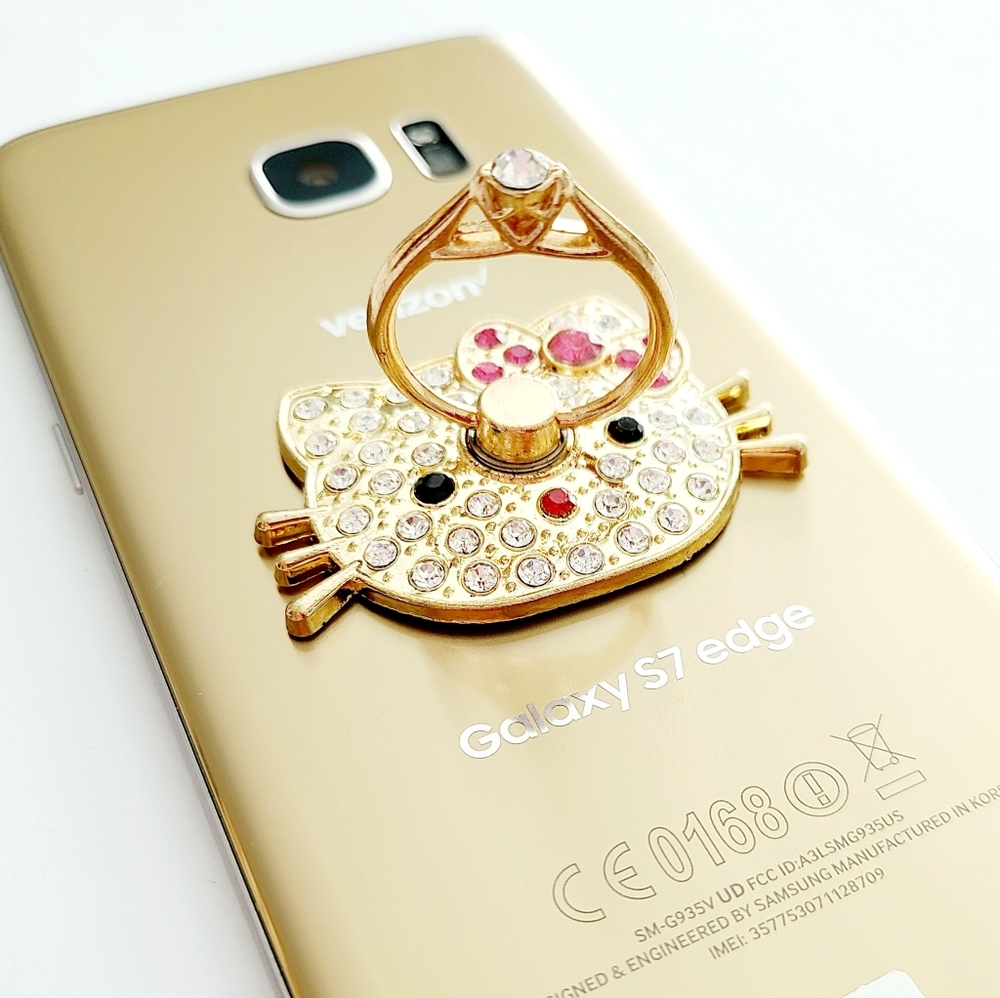 Hello Kitty Rhinestone Ring Pop Socket Phone Strap - Picture 4 of 6